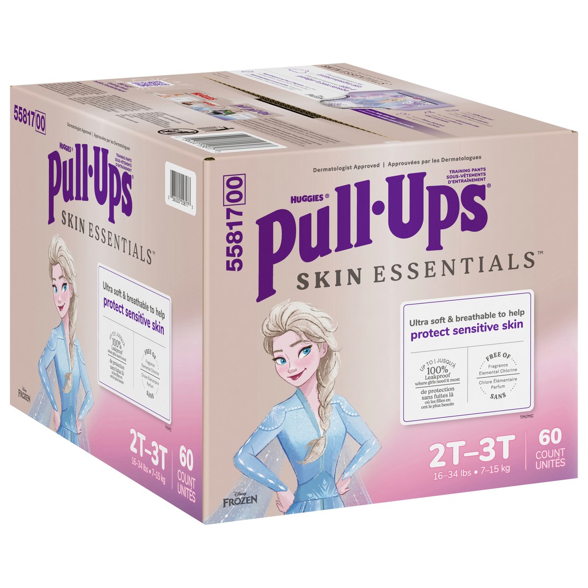 slide 12 of 13, Pull-Ups Skin Essentials Girls' Disposable Training Pants - 2T-3T - 60ct, 60 ct