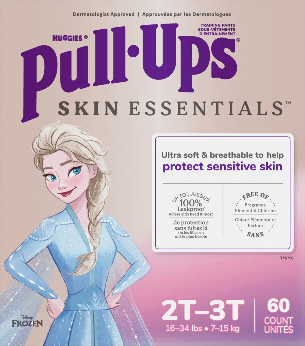 slide 13 of 13, Pull-Ups Skin Essentials Girls' Disposable Training Pants - 2T-3T - 60ct, 60 ct
