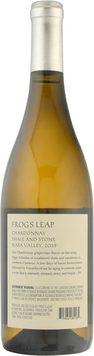 slide 2 of 11, Frog's Leap Napa Valley Shale and Stone Chardonnay 750 ml Bottle, 750 ml