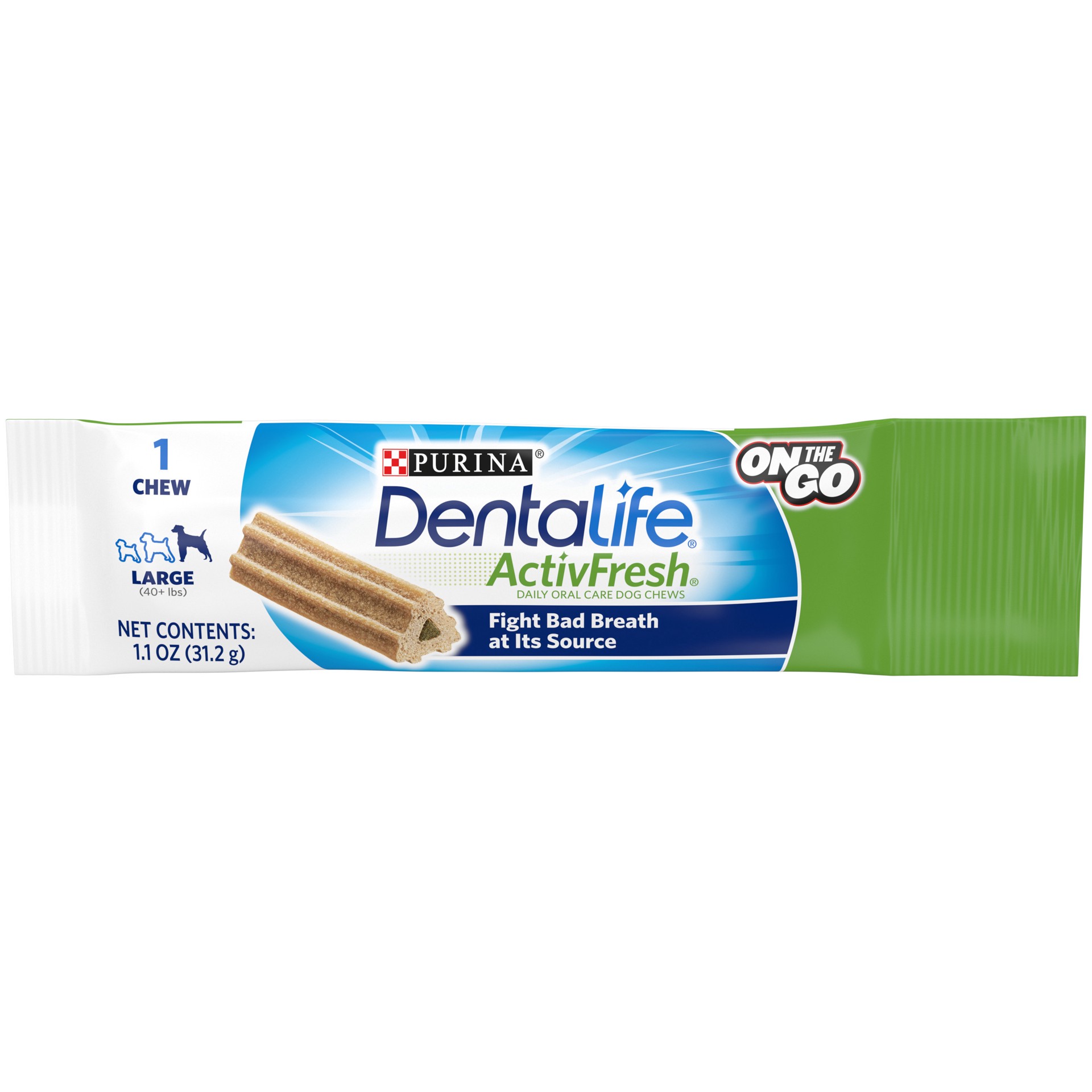 slide 1 of 9, DentaLife Purina Large Dentalife Dog Chews, 1.1 oz