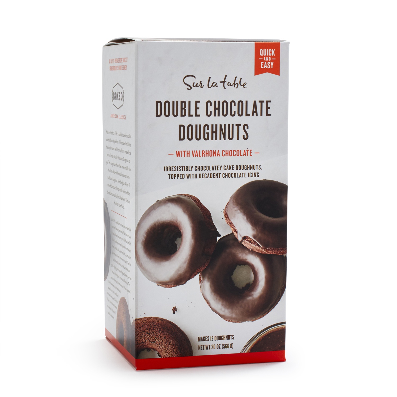 slide 1 of 1, Baked Sur La Table Double Chocolate Doughnuts, 1 ct