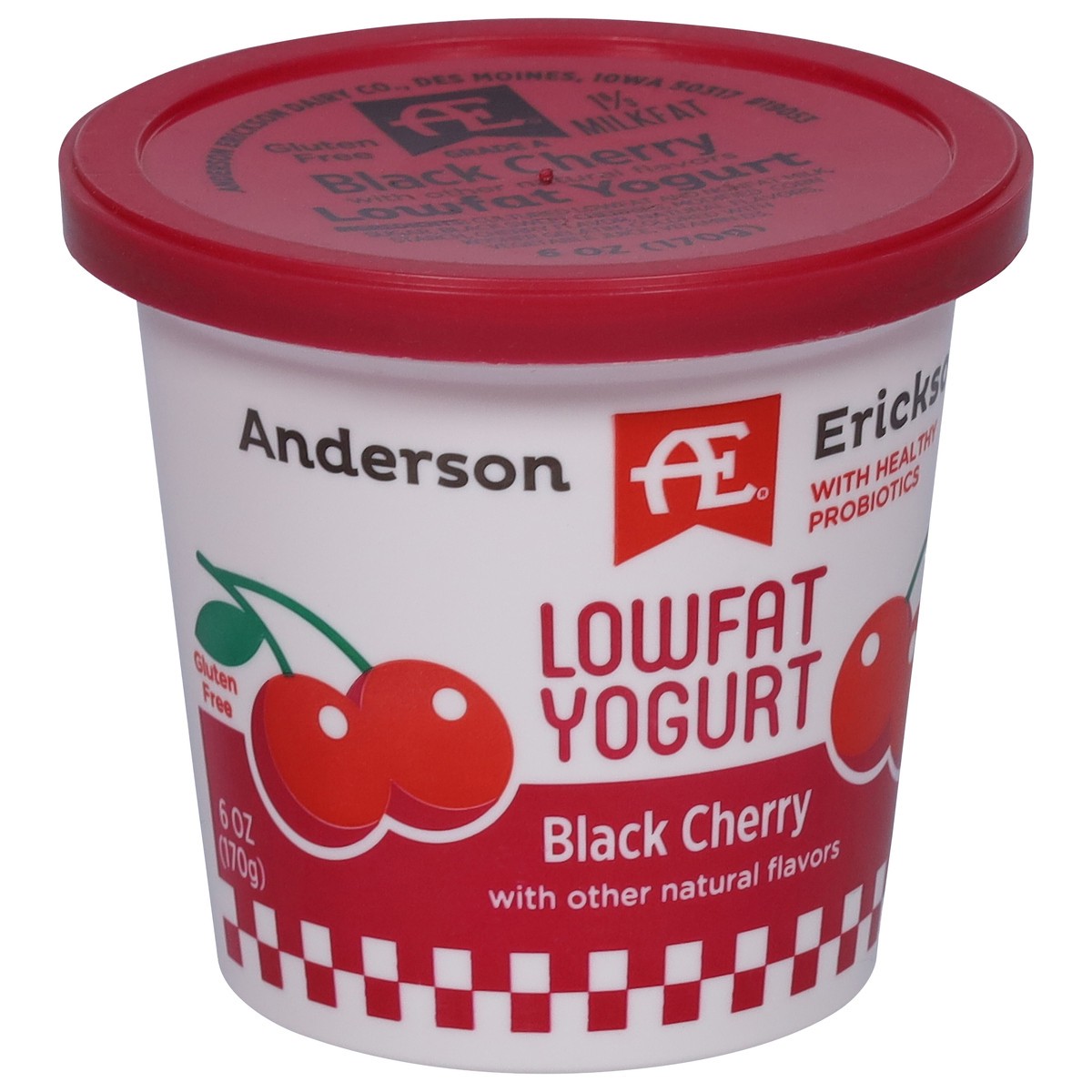 slide 2 of 11, Anderson Erickson Dairy Black Cheery Yogurt 6 oz, 6 oz