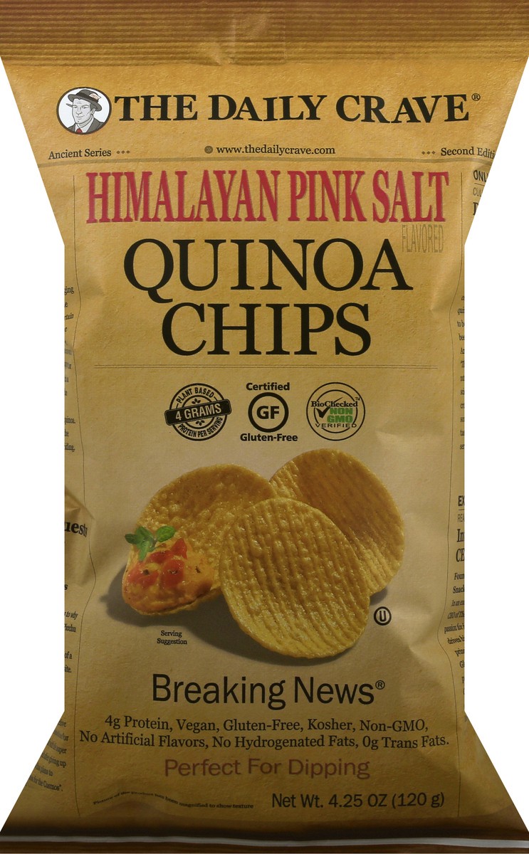 slide 5 of 5, THE DAILY CRAVE Quinoa Chips 4.25 oz, 4.25 oz