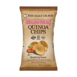 The Daily Crave Quinoa Chips, Himalayan Pink Salt 4.25 oz