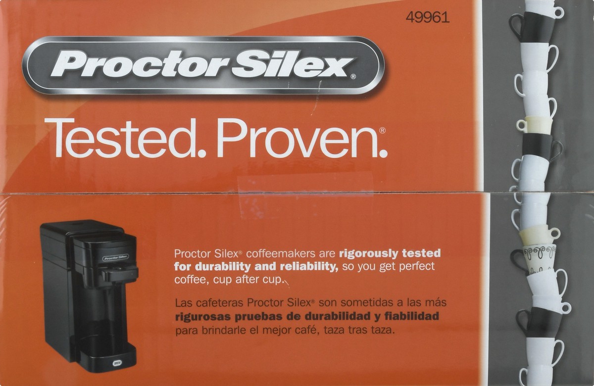 slide 3 of 9, Proctor Silex Single-Serve Coffeemaker 1 ea, 1 ea