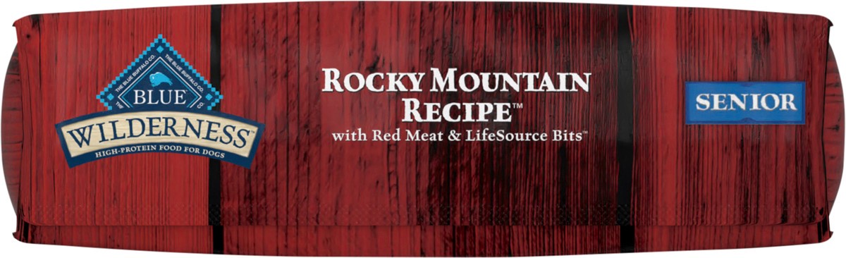 slide 13 of 13, Blue Buffalo Wilderness Rocky Mountain Recipe High Protein, Natural Senior Dry Dog Food, Red Meat 22-lb, 22 lb