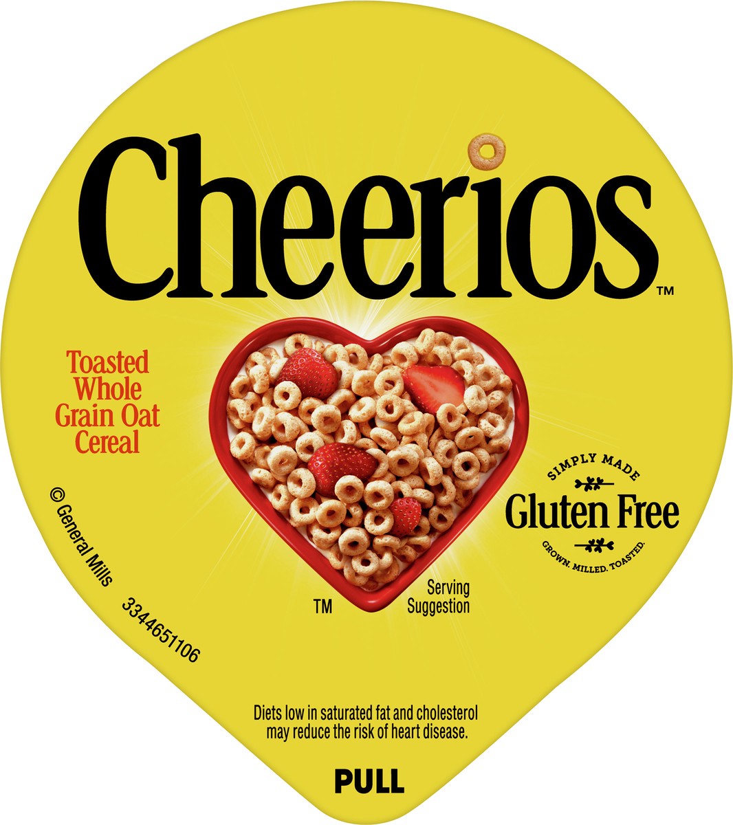 slide 4 of 9, Cheerios Original Cheerios Heart Healthy Cereal Cup, 1.3 OZ Single Serve Cereal Cup, 1.3 oz