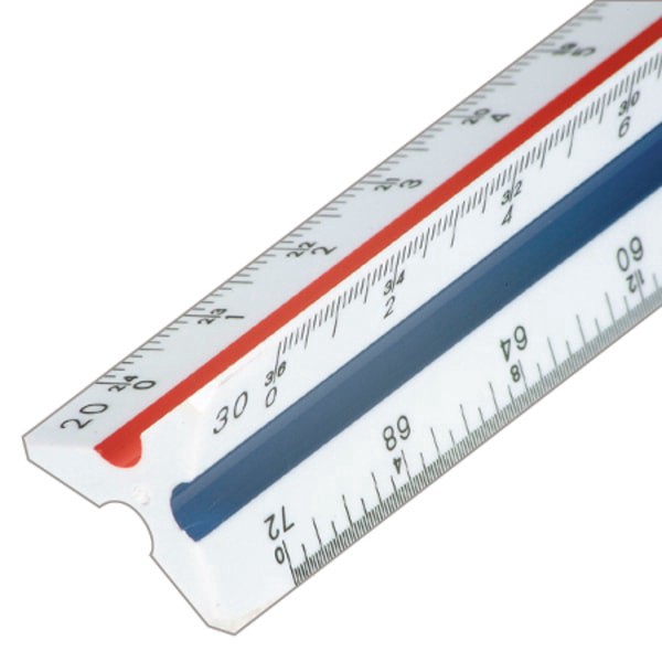 slide 5 of 6, STAEDTLER Engineer's Etched Scale, 1 ct