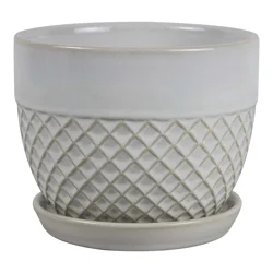 6 inch Acorn BellWhite