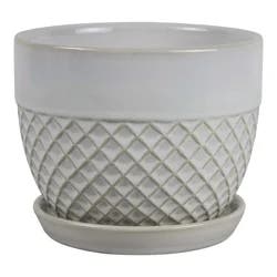 6 inch Acorn BellWhite