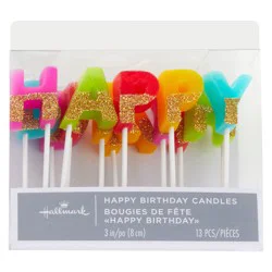Hallmark 3 Inch Happy Birthday Candles 13 ea