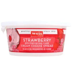 Weis Quality Spread with Strawberries Cream Cheese