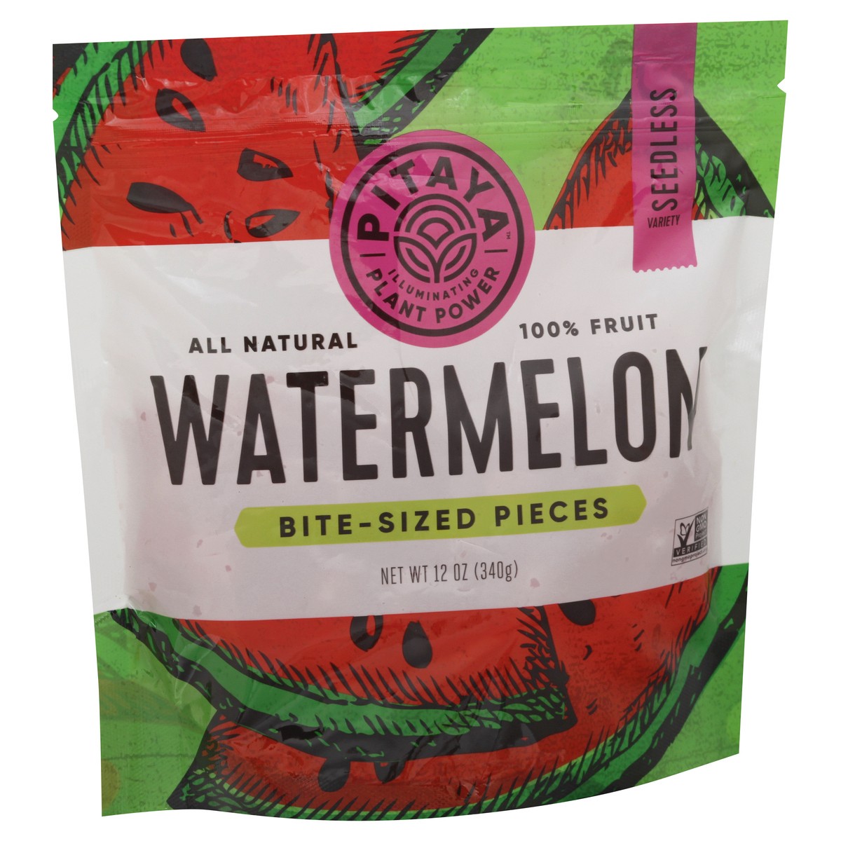 slide 2 of 9, Pitaya Seedless Variety Bite-Sized Pieces Watermelon 12 oz, 12 oz