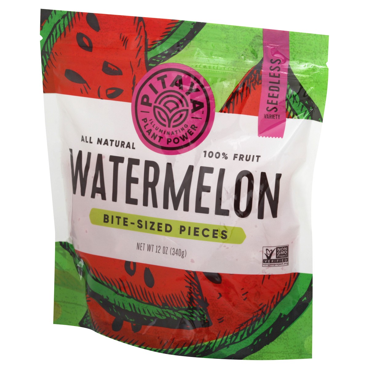 slide 3 of 9, Pitaya Seedless Variety Bite-Sized Pieces Watermelon 12 oz, 12 oz