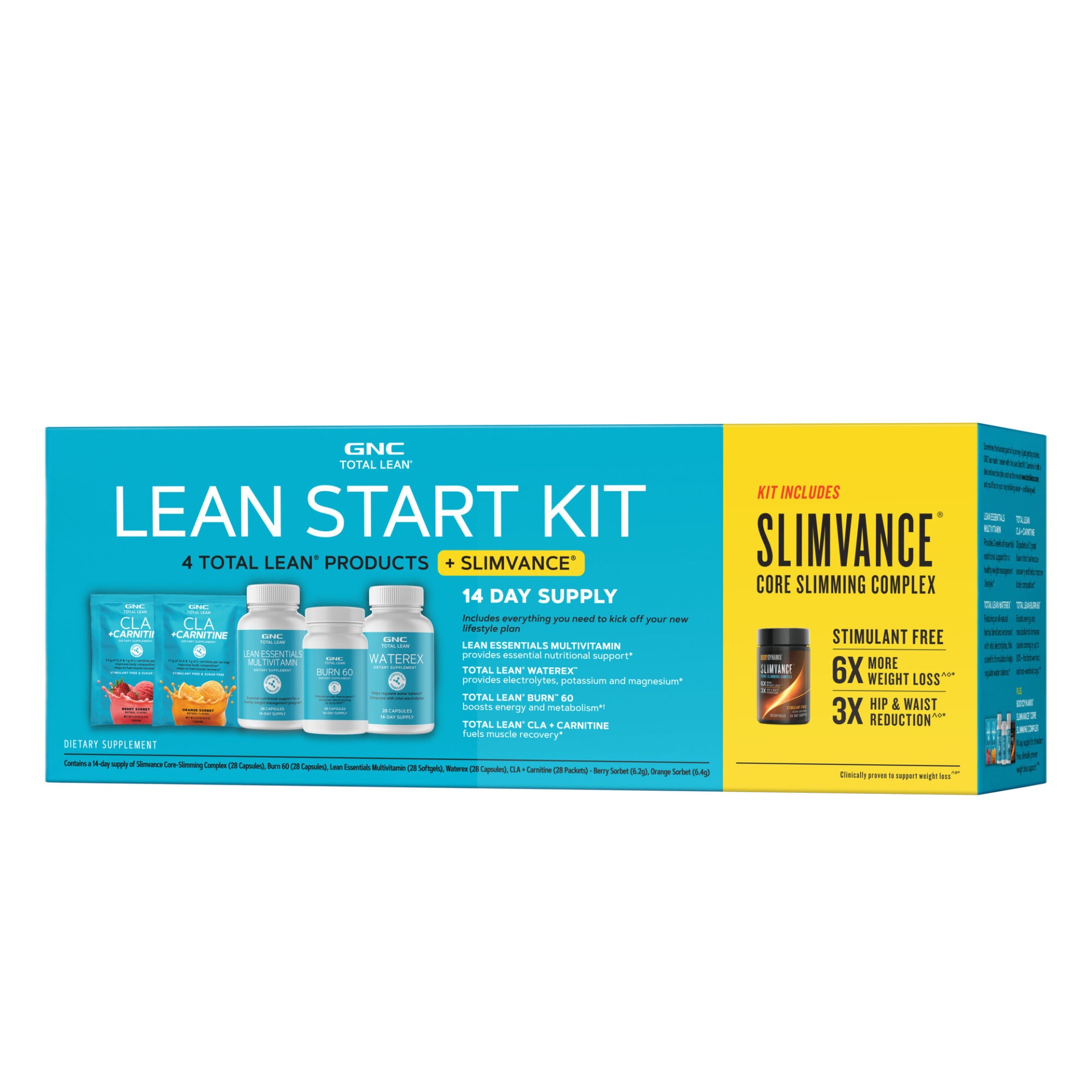 slide 1 of 1, GNC Total Lean Lean Start Kit, 4 ct