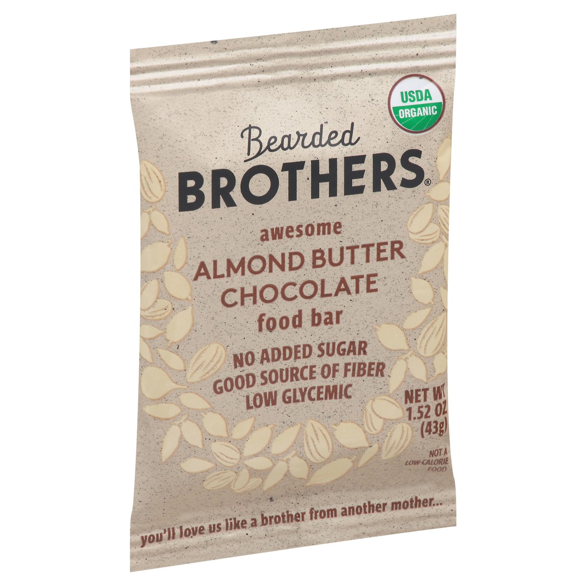 slide 2 of 9, Bearded Brothers Almond Butter Chocolate Bar - 1.52 Oz, 1.52 oz