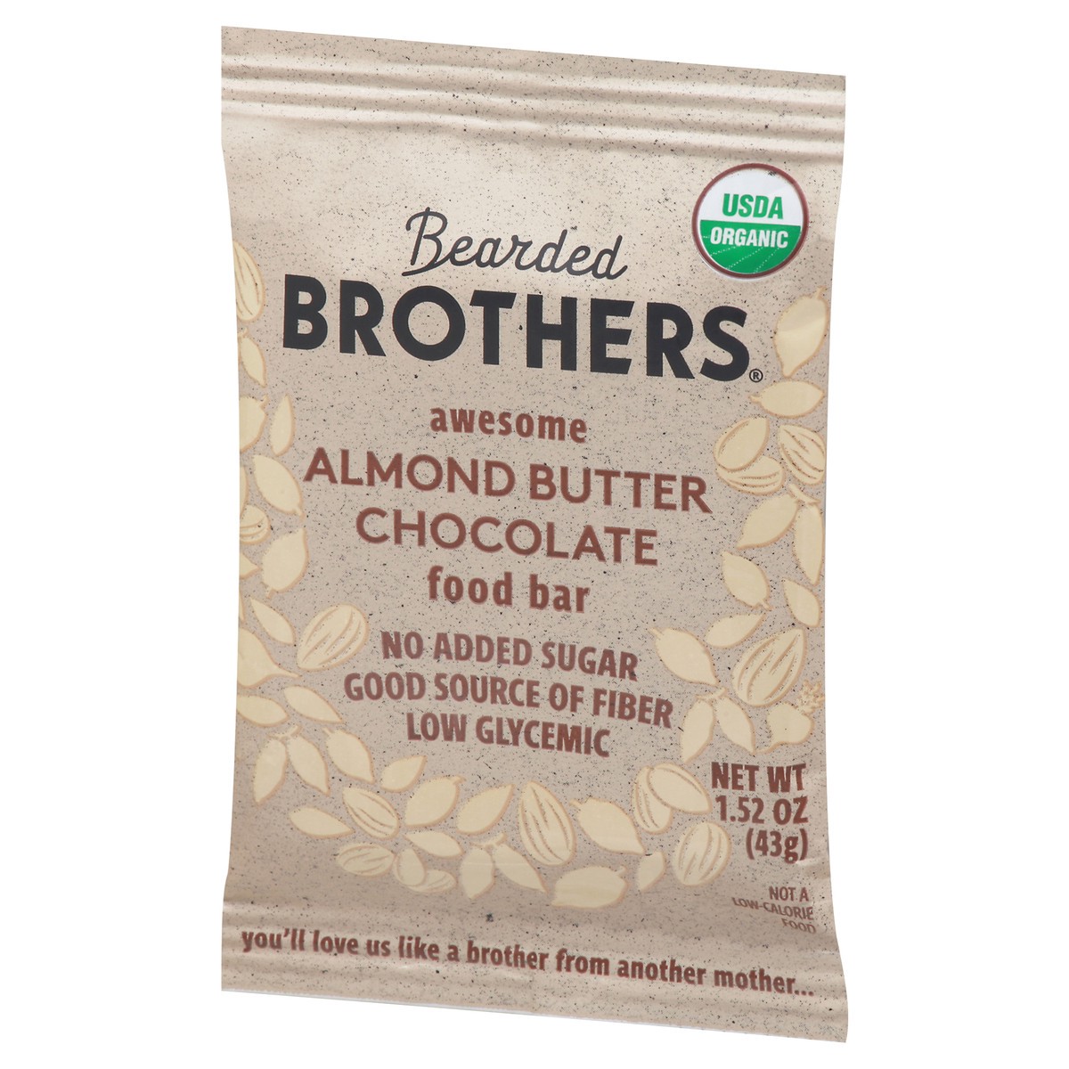 slide 3 of 9, Bearded Brothers Almond Butter Chocolate Bar - 1.52 Oz, 1.52 oz