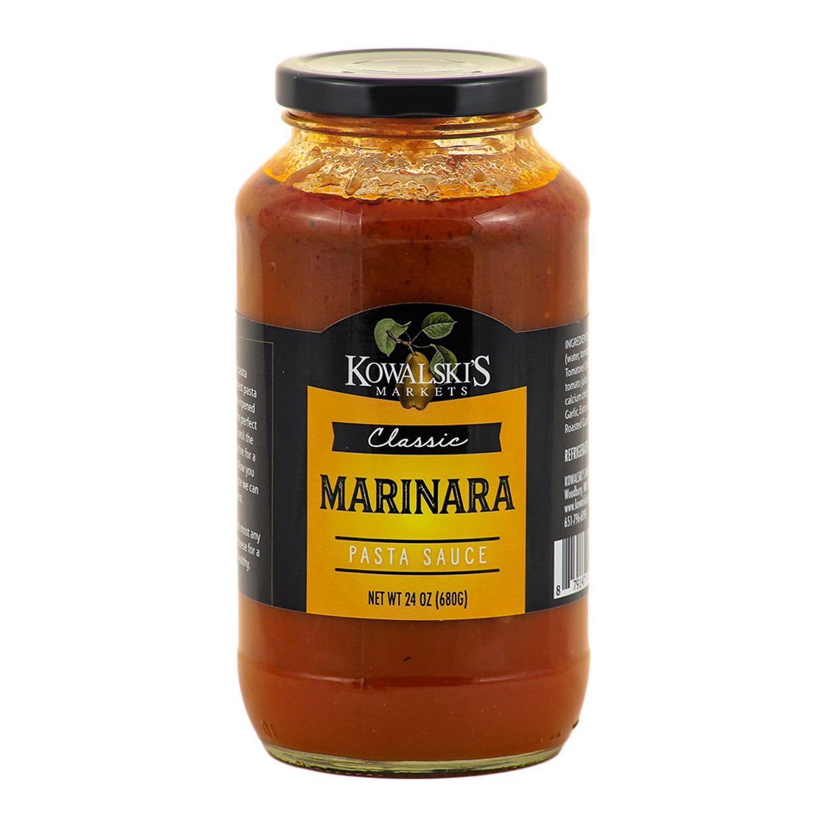 slide 1 of 1, Kowalski's Garlic Marinara, 26 oz