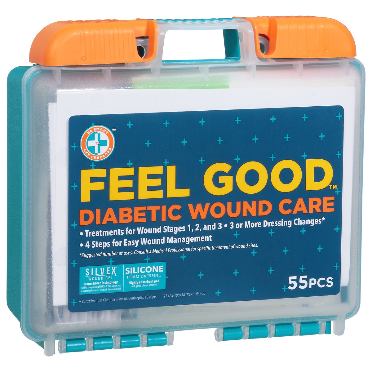 slide 5 of 13, Be Smart Get Prepared Feel Good Diabetic Wound Care 1 ea, 1 ct
