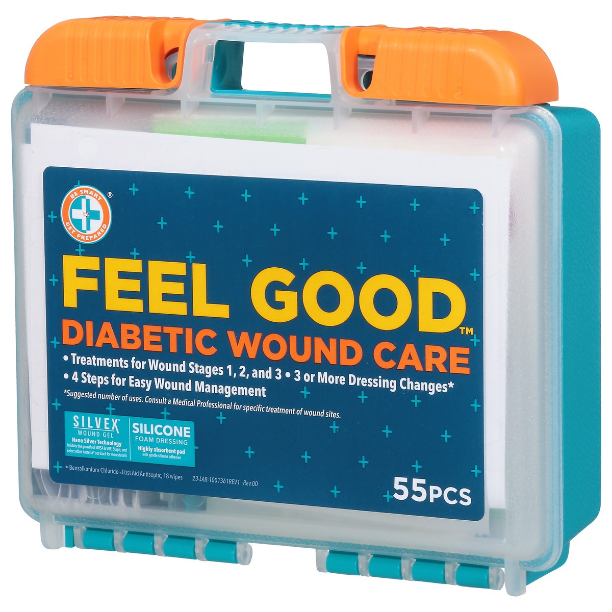 slide 7 of 13, Be Smart Get Prepared Feel Good Diabetic Wound Care 1 ea, 1 ct