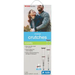 Medline CVS Health Universal Crutches