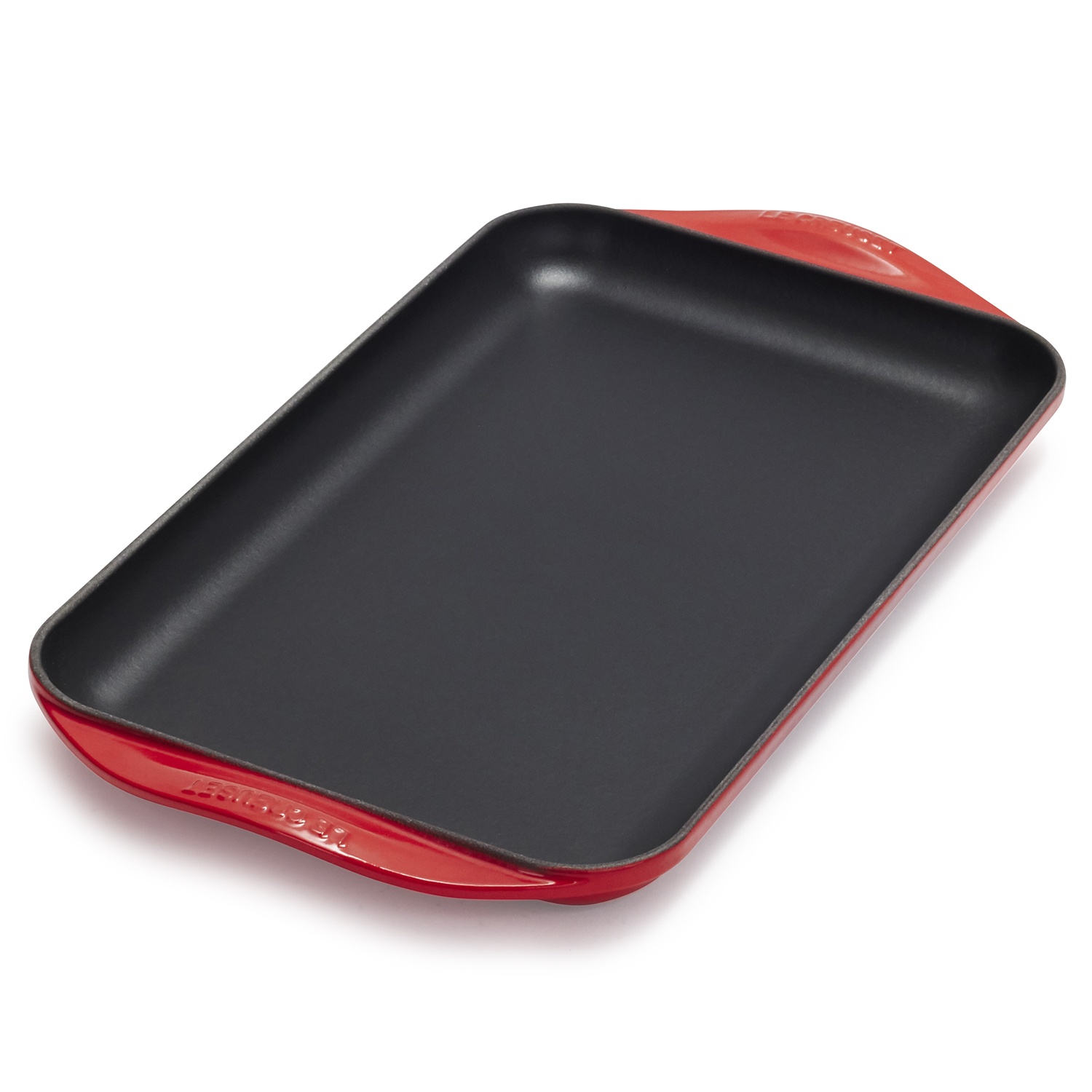 slide 1 of 1, Le Creuset Extra-Large Double-Burner Griddle, Cerise, 1 ct