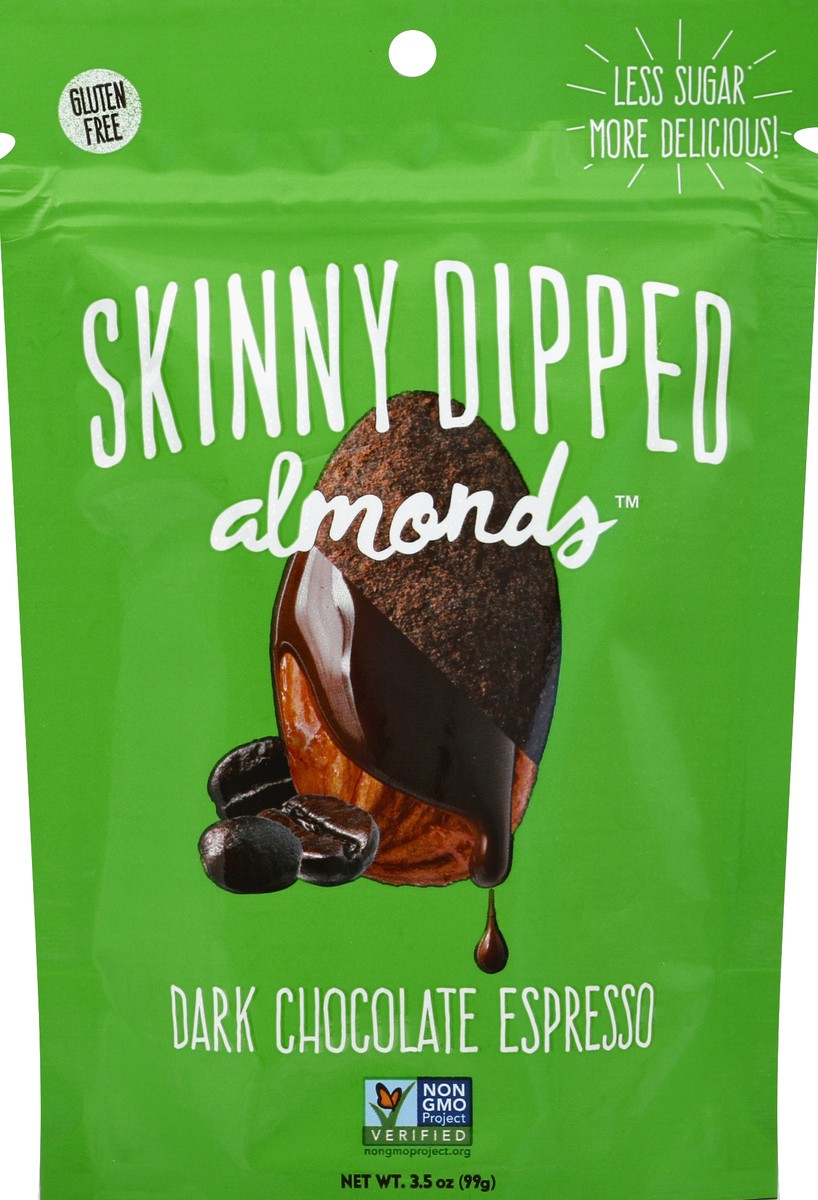 slide 2 of 2, Skinny Dipped Almonds Dark Chocolate Espresso, 3.5 oz