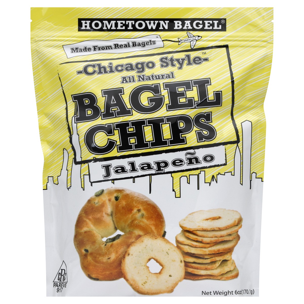 slide 2 of 4, Hometown Bagel Bagel Chips 6 oz, 6 oz