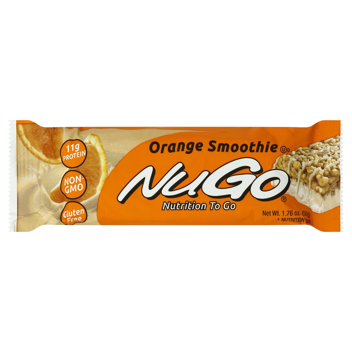 slide 6 of 6, NuGo Nutrition Bar 1.76 oz, 1.76 oz