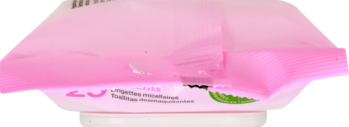 slide 9 of 9, Almay Biodegradable Micellar Makeup Remover Cleansing Towelettes, 25 ct