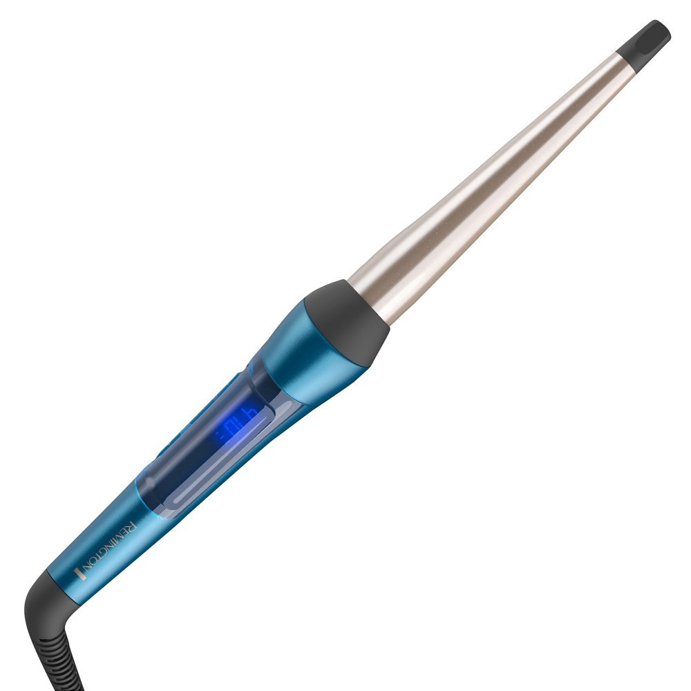 slide 7 of 11, Remington Pro Professional Titanium Conical Barrel Curling Wand - Blue - ½" to 1" - CI96W2, 1 ct