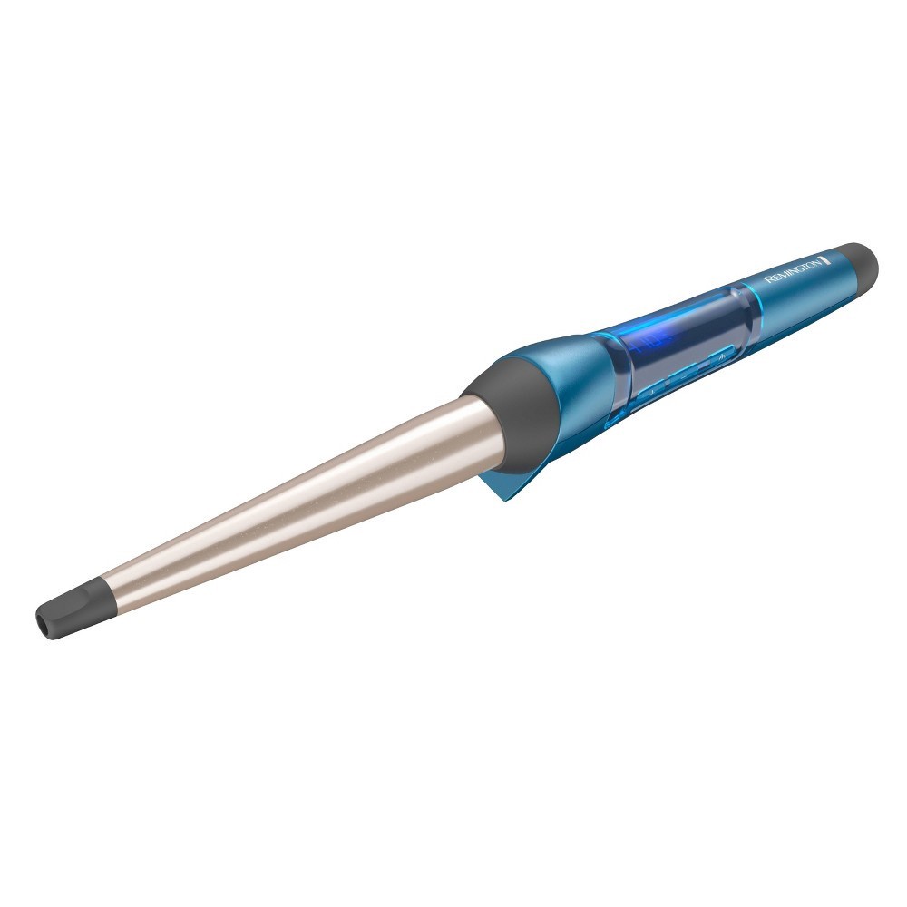 slide 9 of 11, Remington Pro Professional Titanium Conical Barrel Curling Wand - Blue - ½" to 1" - CI96W2, 1 ct