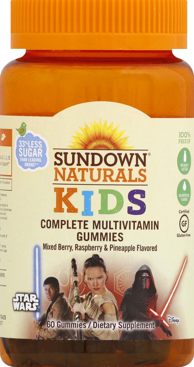 slide 3 of 4, Sundown Naturals Star Wars Kids Complete Multivitamin Gummies, 60 ct