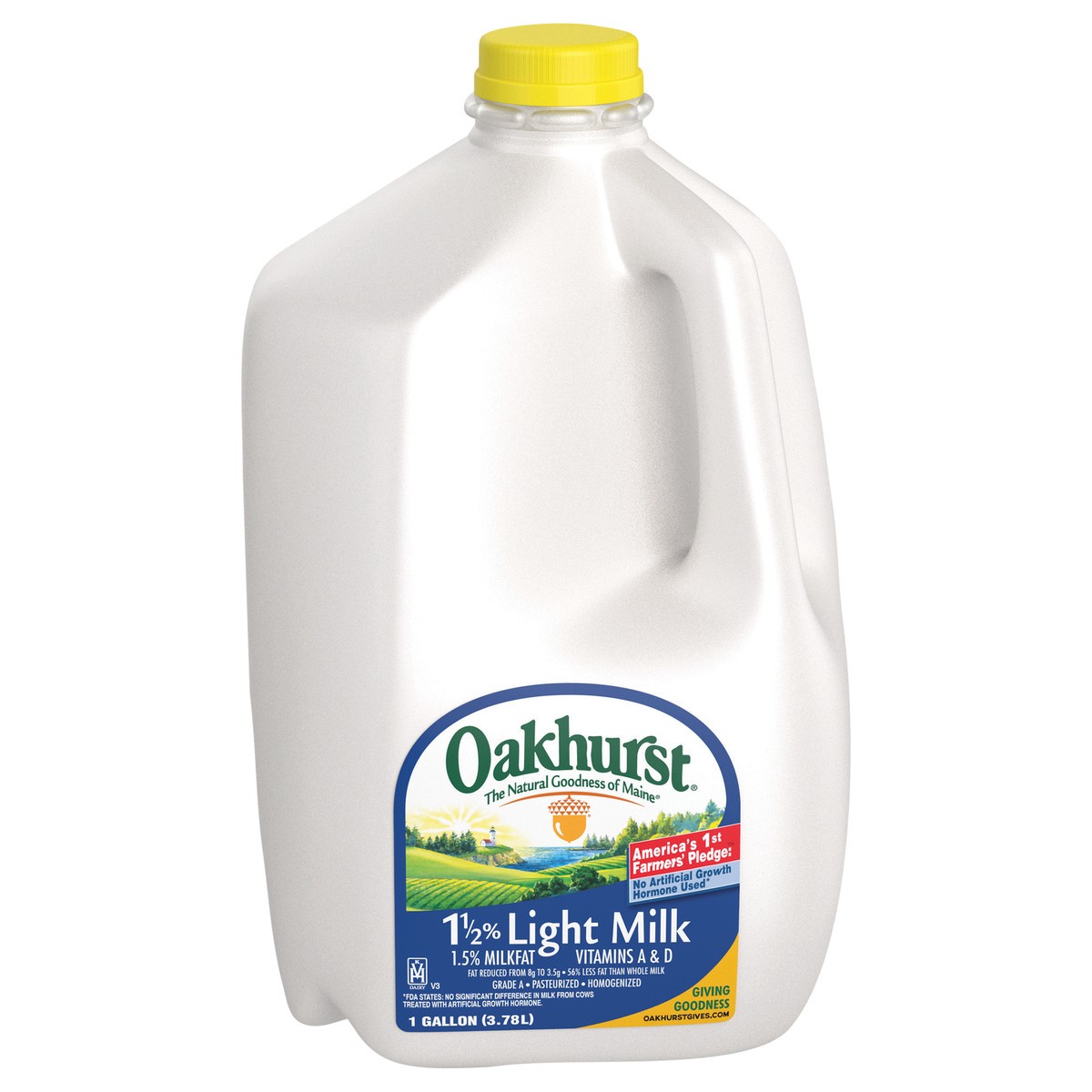slide 4 of 4, Oakhurst Milk 15pct Fat Uht - 128 FZ, 128 fl oz