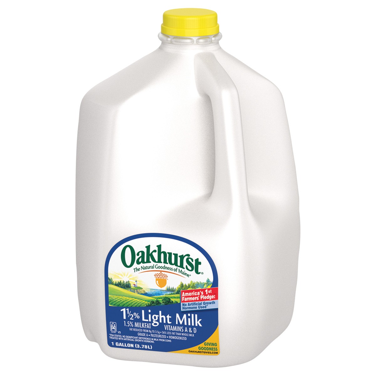 slide 3 of 4, Oakhurst Milk 15pct Fat Uht - 128 FZ, 128 fl oz