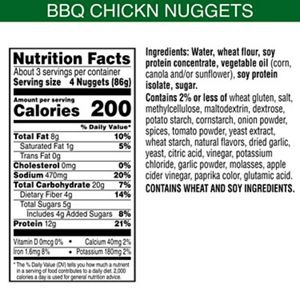slide 2 of 5, MorningStar Farms Meatless Chicken Nuggets, Plant Based Protein Vegan Meat, BBQ, 9.75 oz