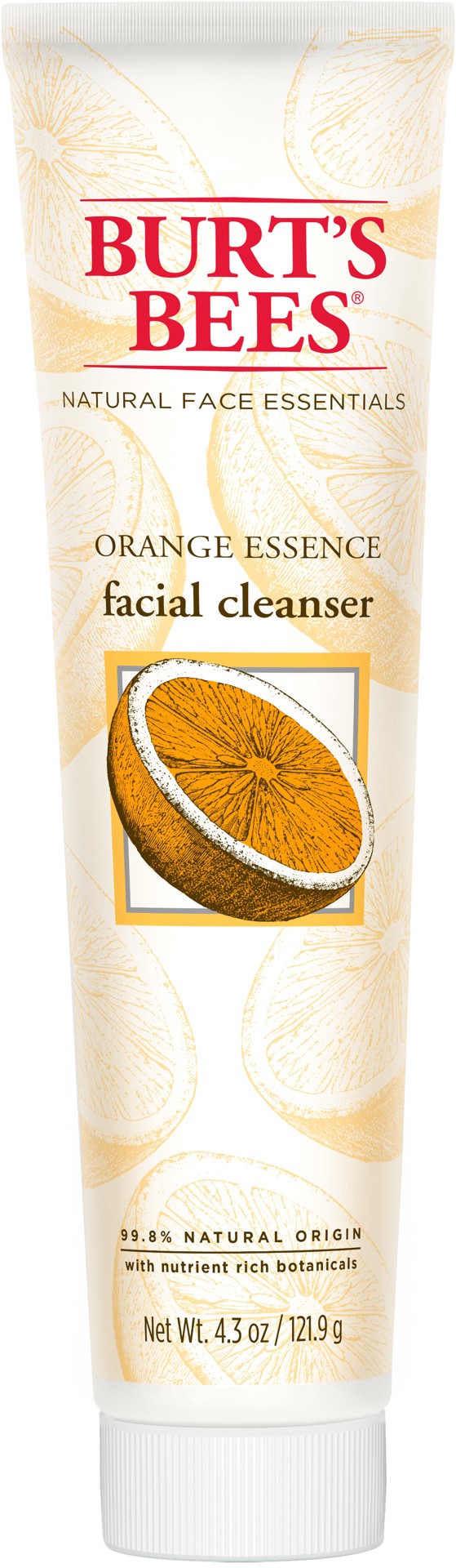 slide 1 of 5, Burt's Bees Orange Essence Facial Cleanser, Sulfate-Free Face Wash, 4.3 Oz, 4.34 oz