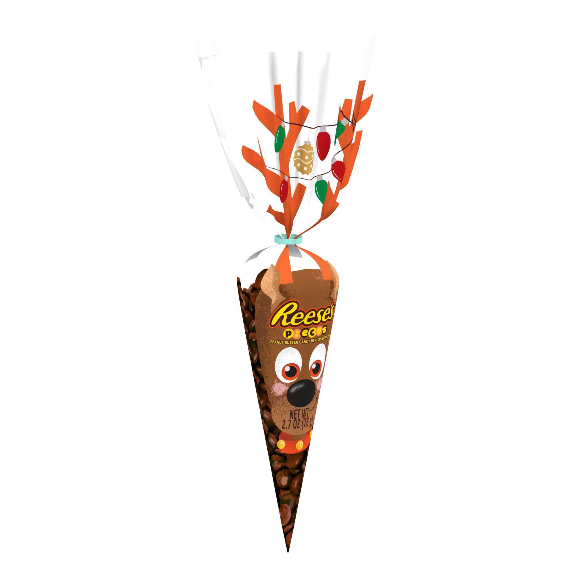 slide 1 of 2, Reese's Pieces Reindeer Carrot Bag, 2.7 oz