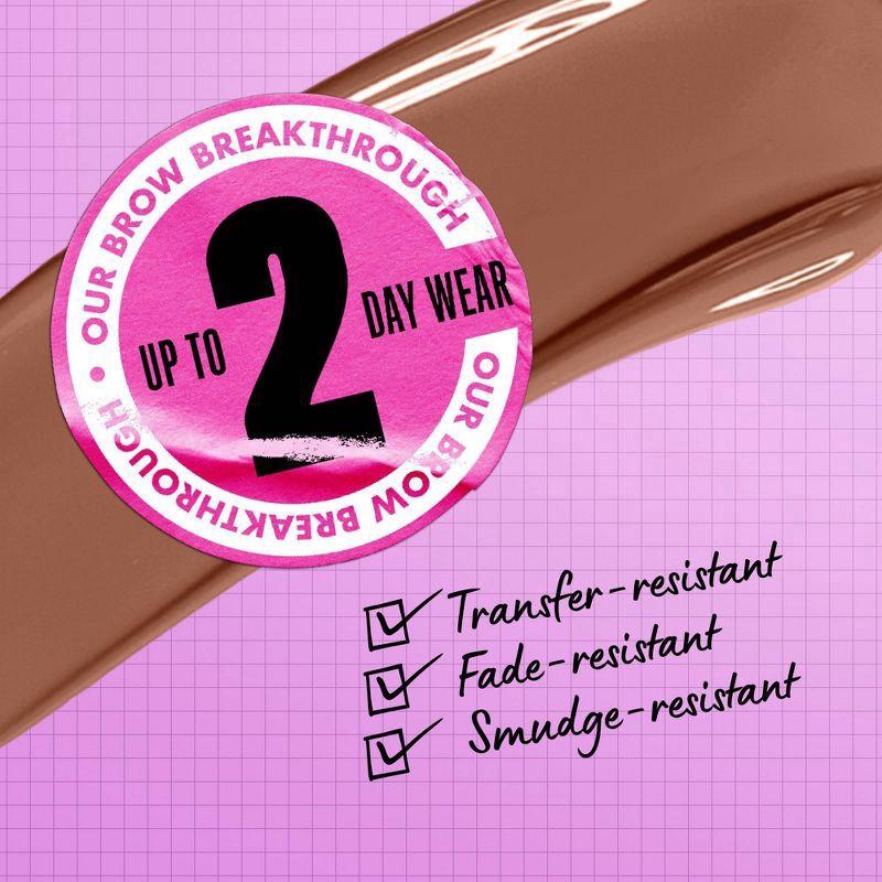 slide 5 of 8, NYX Professional Makeup Zero to Brow Longwear Eyebrow Gel - 05 Ash Brown - 0.06 fl oz, 0.05 oz