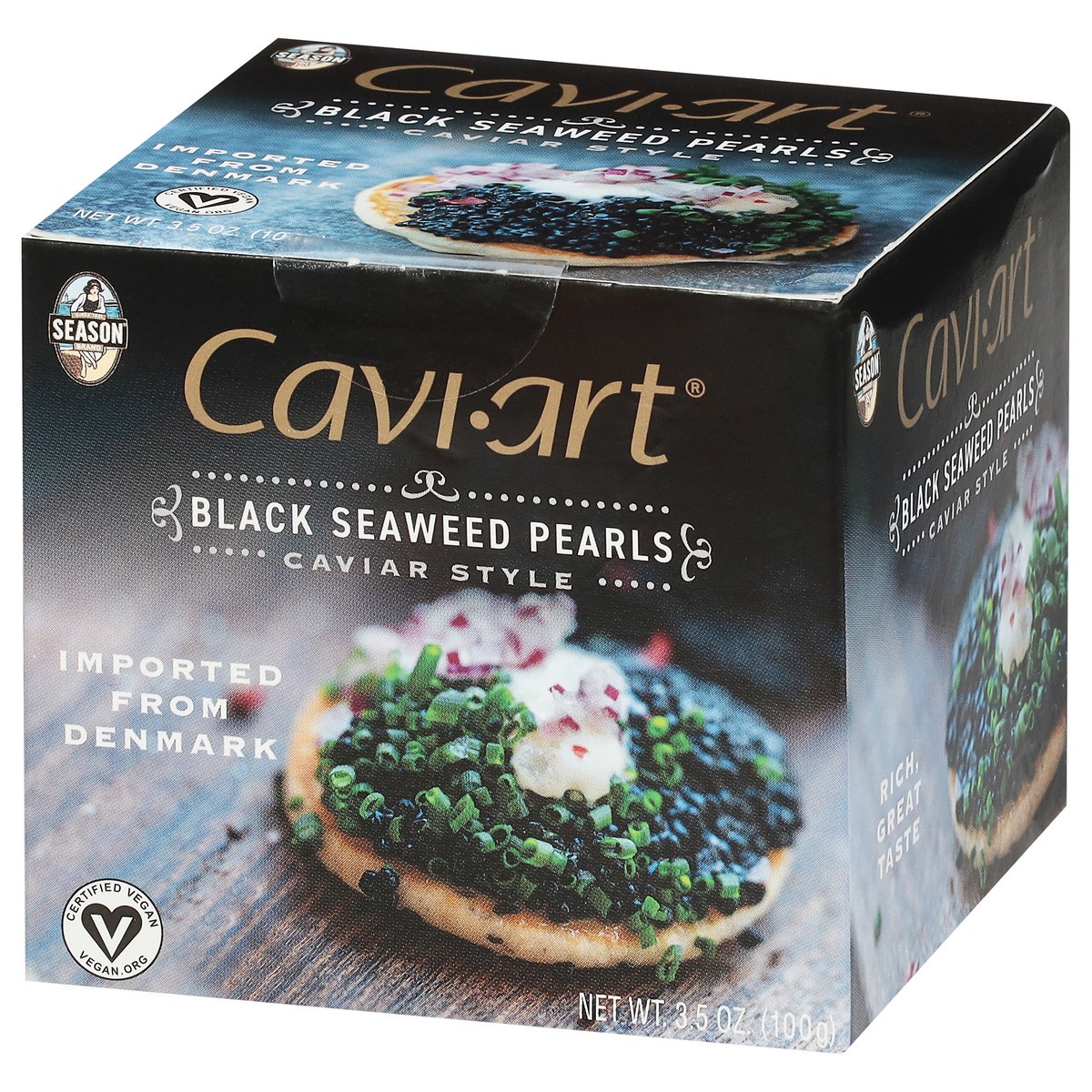 slide 8 of 14, Season Caviart Black Seaweed Pearls 3.5 oz, 3.5 oz