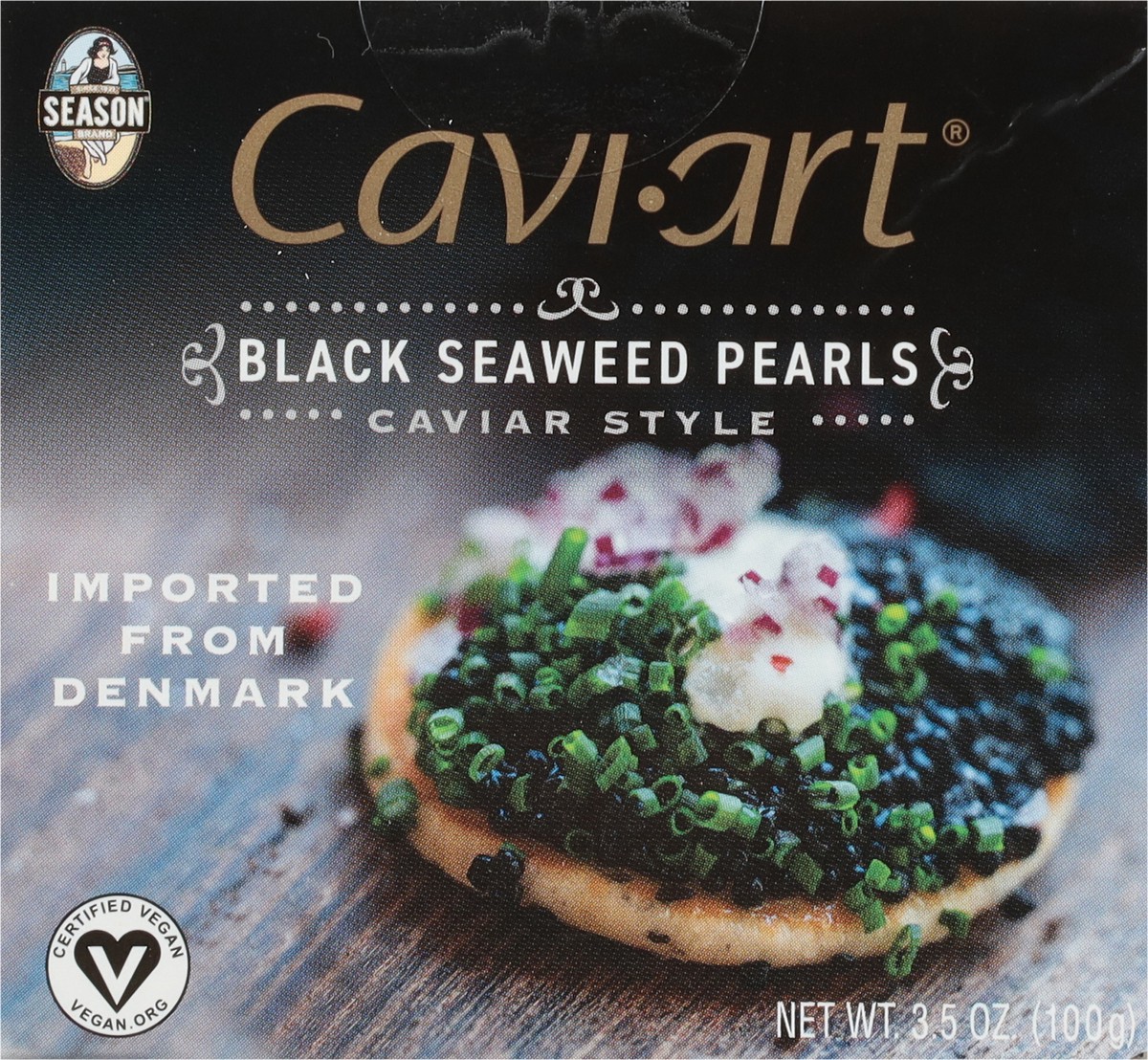 slide 12 of 14, Season Caviart Black Seaweed Pearls 3.5 oz, 3.5 oz