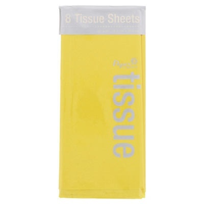 slide 1 of 1, IG Design Group Solid Yellow Tissue Paper, 10 ct