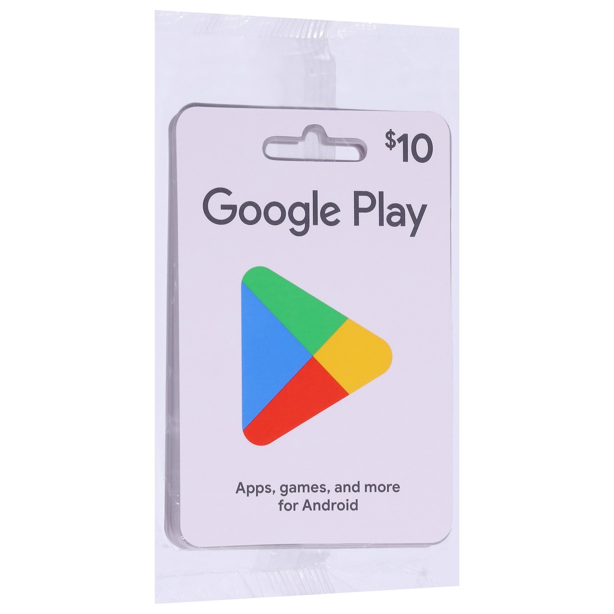 slide 5 of 12, Gift Card Google Play 10, 1 ct