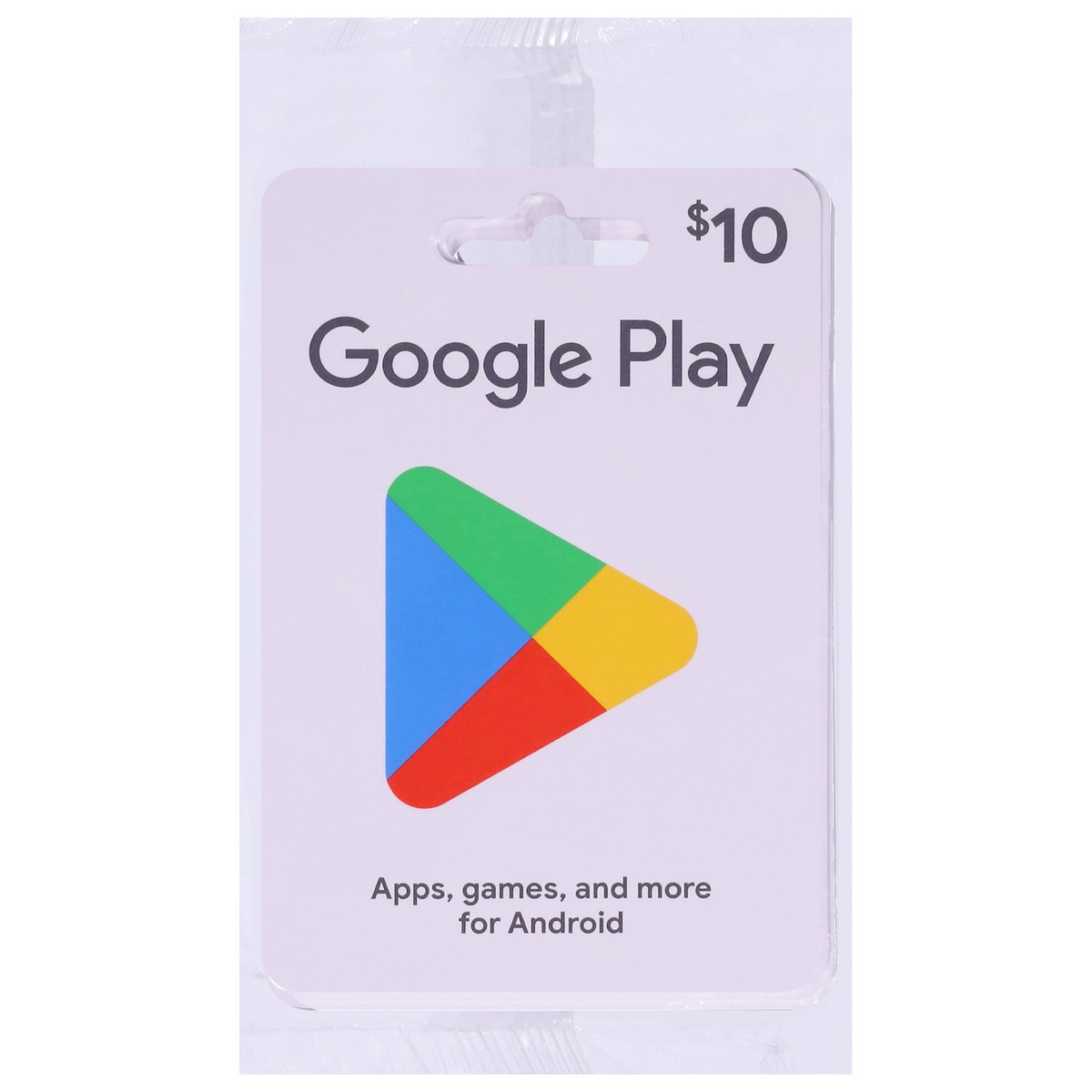 slide 2 of 12, Gift Card Google Play 10, 1 ct
