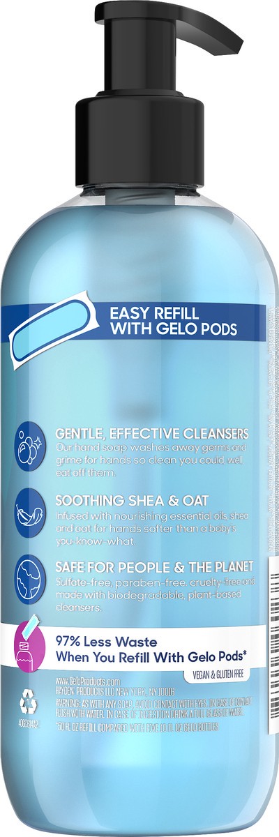 slide 2 of 5, Gelo Sea Mist, Mineral, Freesia Hand Soap 300 ml, 10 oz