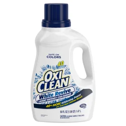 Oxi-Clean White Revive Laundry Whitener and Stain Remover Liquid, 50 fl oz