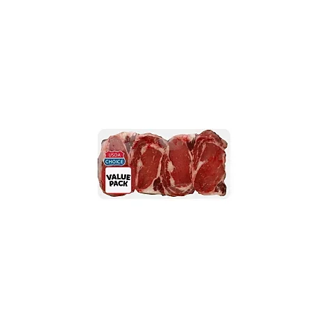 slide 1 of 1, Beef Ribeye Steak Boneless Thin Value Pack - 1 Lb, per lb