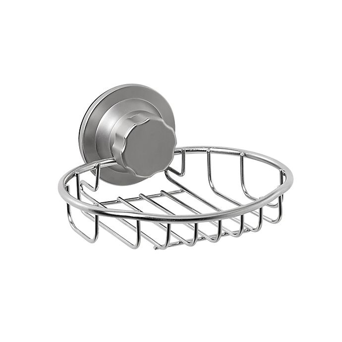 slide 1 of 3, ORG NeverRust Power Grip Pro Stainless Steel Soap Dish, 1 ct