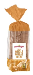 Giant Eagle 100% Whole Wheat Bread