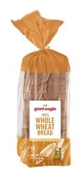 Giant Eagle 100% Whole Wheat Bread